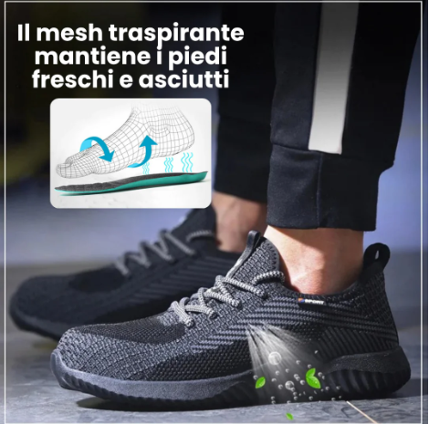 👟Una scarpa così comoda che ti dimentichi di averla addosso - Fallo con SecureFlex